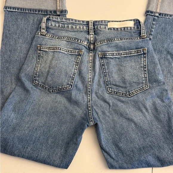 Jonathan Simkhai Laurel Canyon High Rise Cropped Ankle Boot Jeans Size 24